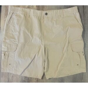 Red Head Mens 46 Stanley Shorts Beige Cargo Pockets Canvas Ripstop  NWT